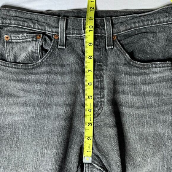 Vintage Levi's 501 S Jeans 27x28 Dark Wash Skinny Black Womens Button Fly - Picture 13 of 16